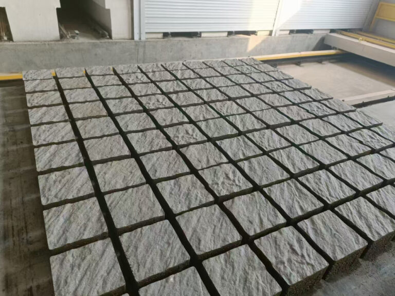 Imitation stone bricks produced by block making machine and hydraulic pressing machine