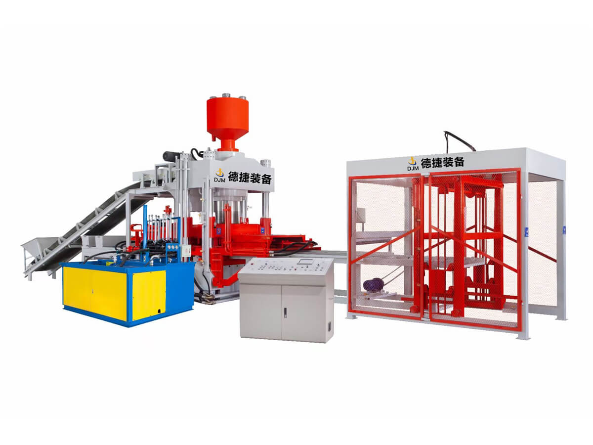 Hydraulic single-way press clay brick making machine - Product Image